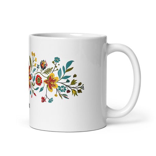 Aspen Exclusive Name Art Piece Home Office Work Coffee Mug Mexican Spanish Pride Gift Cup One-Of-A-Kind Calligraphy White Glossy Mug | A10 Mexicada 11 oz