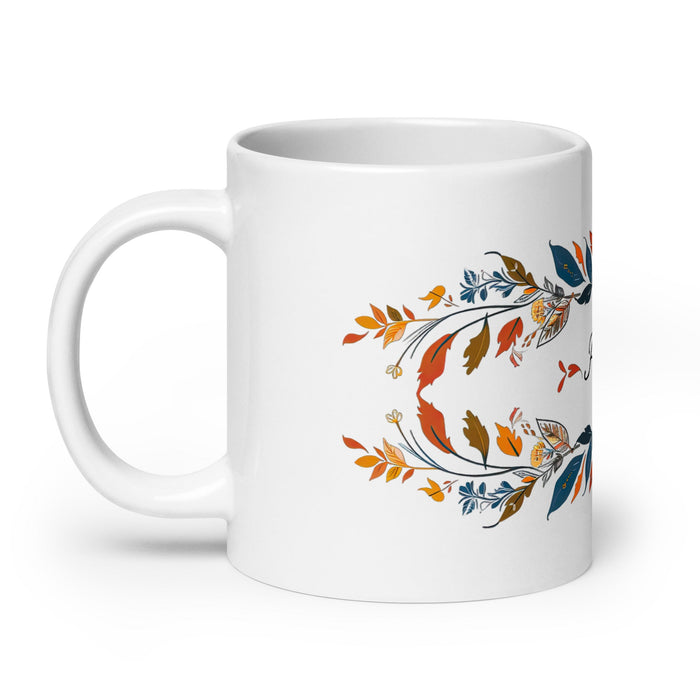 Aspen Exclusive Name Art Piece Home Office Work Coffee Mug Mexican Spanish Pride Gift Cup One - Of - A - Kind Calligraphy White Glossy Mug | A4 - Mexicada