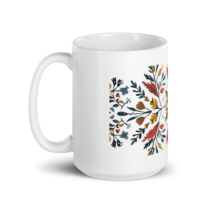 Aspen Exclusive Name Art Piece Home Office Work Coffee Mug Mexican Spanish Pride Gift Cup One - Of - A - Kind Calligraphy White Glossy Mug | A6 - Mexicada