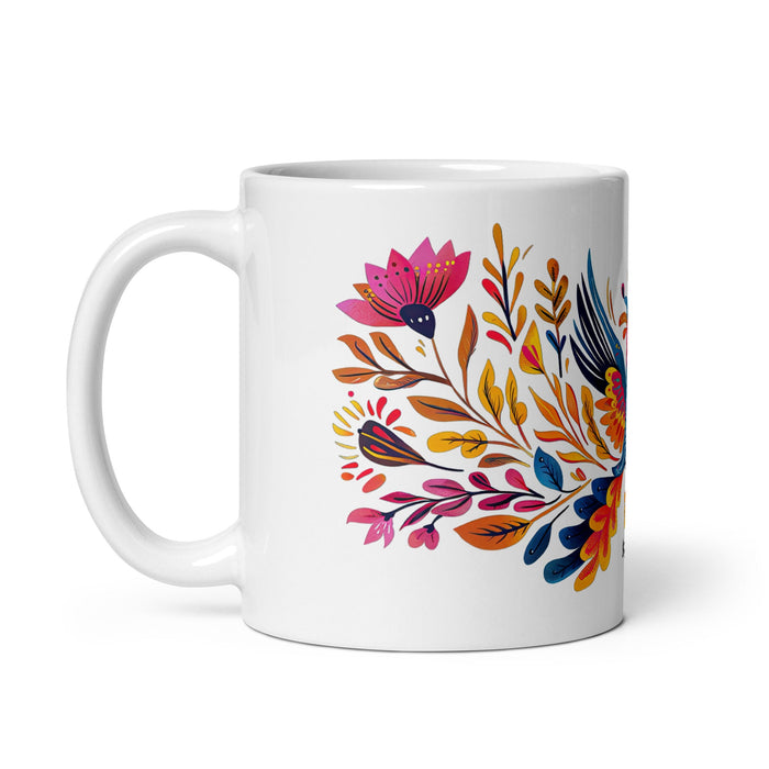 Aspen Exclusive Name Art Piece Home Office Work Coffee Mug Mexican Spanish Pride Gift Cup One - Of - A - Kind Calligraphy White Glossy Mug | A9 - Mexicada