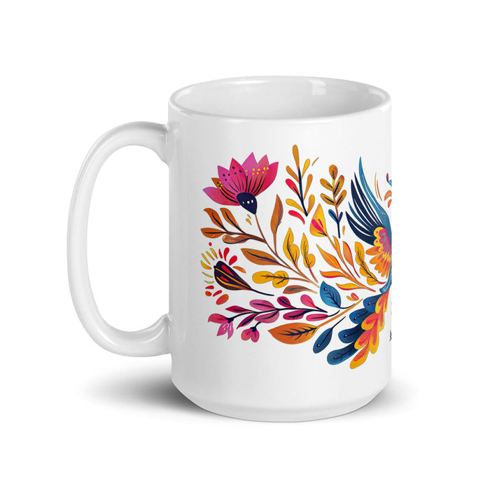 Aspen Exclusive Name Art Piece Home Office Work Coffee Mug Mexican Spanish Pride Gift Cup One - Of - A - Kind Calligraphy White Glossy Mug | A9 - Mexicada