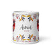 Astrid Exclusive Name Art Piece Home Office Work Coffee Mug Mexican Spanish Pride Gift Cup One-Of-A-Kind Calligraphy White Glossy Mug | A2 Mexicada