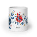 Astrid Exclusive Name Art Piece Home Office Work Coffee Mug Mexican Spanish Pride Gift Cup One - Of - A - Kind Calligraphy White Glossy Mug | A3 - Mexicada