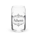 Athena Exclusive Name Art Piece Can - Shaped Glass Home Office Work Mexican Spanish Pride Gift Cup One - Of - A - Kind Calligraphy Glass | A10 - Mexicada