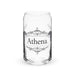 Athena Exclusive Name Art Piece Can-Shaped Glass Home Office Work Mexican Spanish Pride Gift Cup One-Of-A-Kind Calligraphy Glass | A10 Mexicada 16 oz