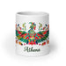 Athena Exclusive Name Art Piece Home Office Work Coffee Mug Mexican Spanish Pride Gift Cup One - Of - A - Kind Calligraphy White Glossy Mug | A1 - Mexicada