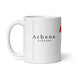 Athena Exclusive Name Art Piece Home Office Work Coffee Mug Mexican Spanish Pride Gift Cup One - Of - A - Kind Calligraphy White Glossy Mug | A4 - Mexicada