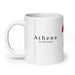 Athena Exclusive Name Art Piece Home Office Work Coffee Mug Mexican Spanish Pride Gift Cup One-Of-A-Kind Calligraphy White Glossy Mug | A4 Mexicada