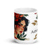 Athena Exclusive Name Art Piece Home Office Work Coffee Mug Mexican Spanish Pride Gift Cup One - Of - A - Kind Calligraphy White Glossy Mug | A6 - Mexicada