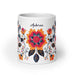 Aubree Exclusive Name Art Piece Home Office Work Coffee Mug Mexican Spanish Pride Gift Cup One - Of - A - Kind Calligraphy White Glossy Mug | A16 - Mexicada