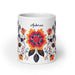 Aubree Exclusive Name Art Piece Home Office Work Coffee Mug Mexican Spanish Pride Gift Cup One-Of-A-Kind Calligraphy White Glossy Mug | A16 Mexicada