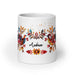 Aubree Exclusive Name Art Piece Home Office Work Coffee Mug Mexican Spanish Pride Gift Cup One - Of - A - Kind Calligraphy White Glossy Mug | A23 - Mexicada