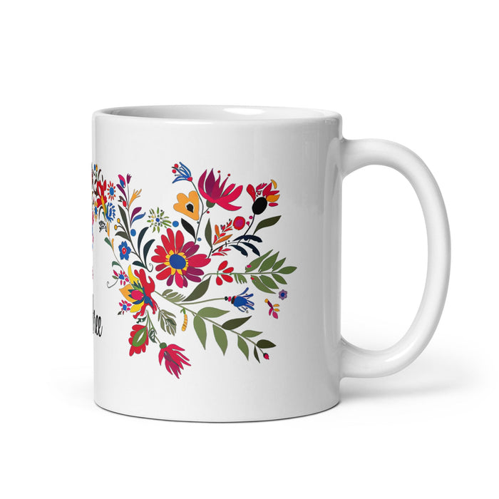 Aubree Exclusive Name Art Piece Home Office Work Coffee Mug Mexican Spanish Pride Gift Cup One - Of - A - Kind Calligraphy White Glossy Mug | A39 - Mexicada