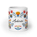 Aubree Exclusive Name Art Piece Home Office Work Coffee Mug Mexican Spanish Pride Gift Cup One - Of - A - Kind Calligraphy White Glossy Mug | A5 - Mexicada