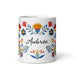 Aubree Exclusive Name Art Piece Home Office Work Coffee Mug Mexican Spanish Pride Gift Cup One-Of-A-Kind Calligraphy White Glossy Mug | A5 Mexicada