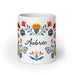 Aubree Exclusive Name Art Piece Home Office Work Coffee Mug Mexican Spanish Pride Gift Cup One-Of-A-Kind Calligraphy White Glossy Mug | A5 Mexicada