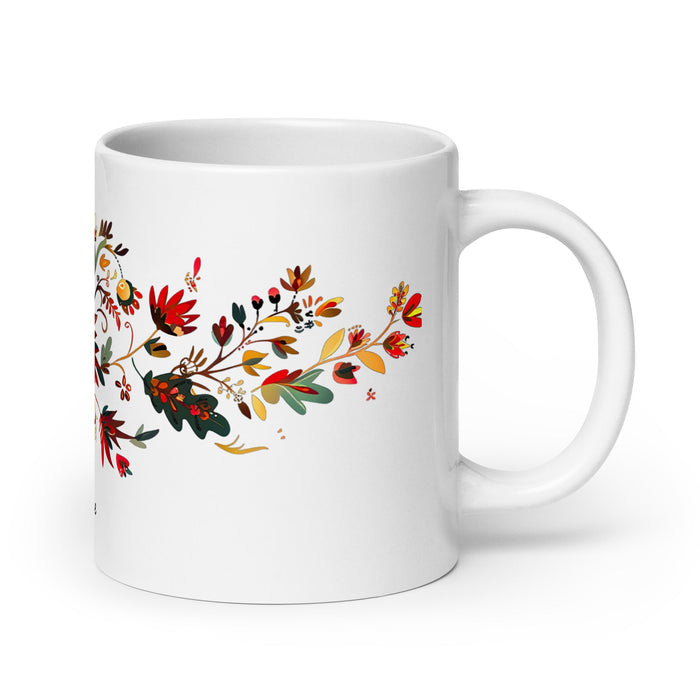 Aubree Exclusive Name Art Piece Home Office Work Coffee Mug Mexican Spanish Pride Gift Cup One - Of - A - Kind Calligraphy White Glossy Mug | A9 - Mexicada