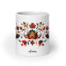 Aubree Exclusive Name Art Piece Home Office Work Coffee Mug Mexican Spanish Pride Gift Cup One-Of-A-Kind Calligraphy White Glossy Mug | A9 Mexicada