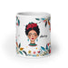 Audrey Exclusive Name Art Piece Home Office Work Coffee Mug Mexican Spanish Pride Gift Cup One - Of - A - Kind Calligraphy White Glossy Mug | A13 - Mexicada