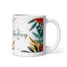 Audrey Exclusive Name Art Piece Home Office Work Coffee Mug Mexican Spanish Pride Gift Cup One - Of - A - Kind Calligraphy White Glossy Mug | A14 - Mexicada