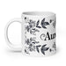 Aureliano Exclusive Name Art Piece Home Office Work Coffee Mug Mexican Spanish Pride Gift Cup One - Of - A - Kind Calligraphy White Glossy Mug | A2 - Mexicada