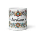 Aureliano Exclusive Name Art Piece Home Office Work Coffee Mug Mexican Spanish Pride Gift Cup One - Of - A - Kind Calligraphy White Glossy Mug | A21 - Mexicada