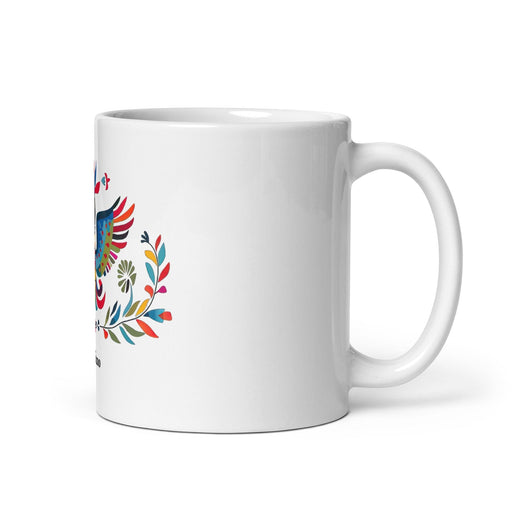 Aureliano Exclusive Name Art Piece Home Office Work Coffee Mug Mexican Spanish Pride Gift Cup One-Of-A-Kind Calligraphy White Glossy Mug | A22 Mexicada 11 oz