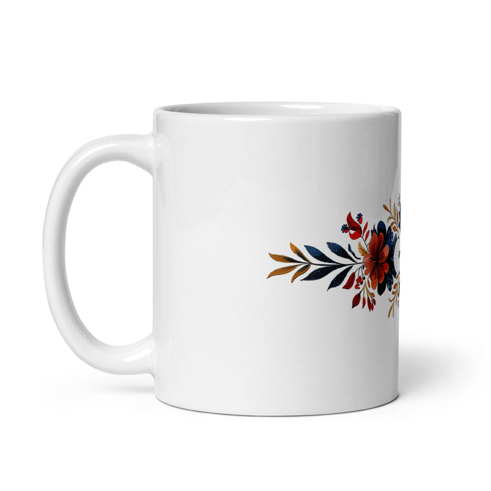 Aureliano Exclusive Name Art Piece Home Office Work Coffee Mug Mexican Spanish Pride Gift Cup One - Of - A - Kind Calligraphy White Glossy Mug | A24 - Mexicada