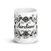 Aureliano Exclusive Name Art Piece Home Office Work Coffee Mug Mexican Spanish Pride Gift Cup One - Of - A - Kind Calligraphy White Glossy Mug | A5 - Mexicada