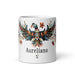 Aureliano Exclusive Name Art Piece Home Office Work Coffee Mug Mexican Spanish Pride Gift Cup One - Of - A - Kind Calligraphy White Glossy Mug | A7 - Mexicada