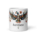 Aureliano Exclusive Name Art Piece Home Office Work Coffee Mug Mexican Spanish Pride Gift Cup One-Of-A-Kind Calligraphy White Glossy Mug | A7 Mexicada