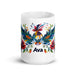 Ava Exclusive Name Art Piece Home Office Work Coffee Mug Mexican Spanish Pride Gift Cup One-Of-A-Kind Calligraphy White Glossy Mug | A5 Mexicada