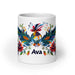 Ava Exclusive Name Art Piece Home Office Work Coffee Mug Mexican Spanish Pride Gift Cup One-Of-A-Kind Calligraphy White Glossy Mug | A5 Mexicada