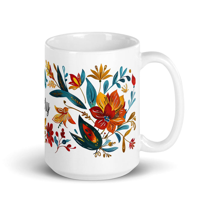 Avery Exclusive Name Art Piece Home Office Work Coffee Mug Mexican Spanish Pride Gift Cup One-Of-A-Kind Calligraphy White Glossy Mug | A10 Mexicada 15 oz