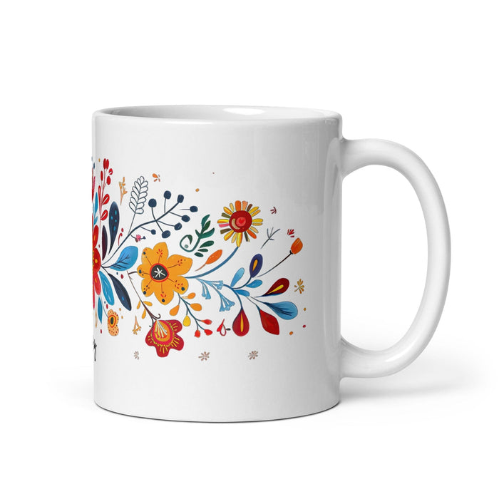 Avery Exclusive Name Art Piece Home Office Work Coffee Mug Mexican Spanish Pride Gift Cup One-Of-A-Kind Calligraphy White Glossy Mug | A14 Mexicada 11 oz