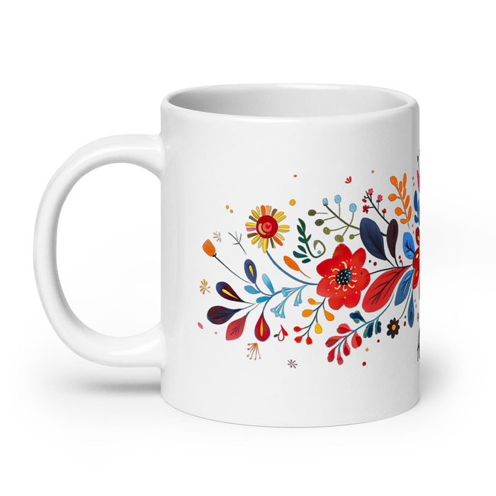 Avery Exclusive Name Art Piece Home Office Work Coffee Mug Mexican Spanish Pride Gift Cup One-Of-A-Kind Calligraphy White Glossy Mug | A14 Mexicada