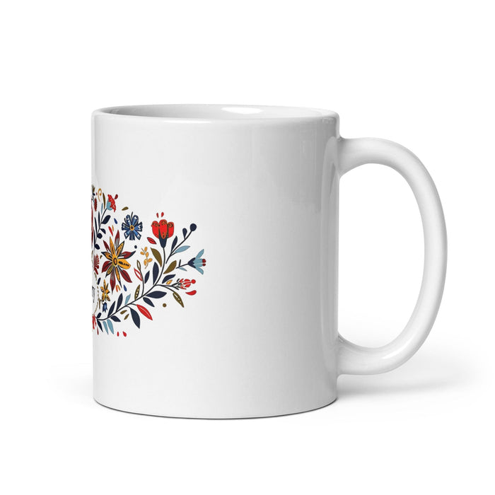 Avery Exclusive Name Art Piece Home Office Work Coffee Mug Mexican Spanish Pride Gift Cup One-Of-A-Kind Calligraphy White Glossy Mug | A16 Mexicada 11 oz