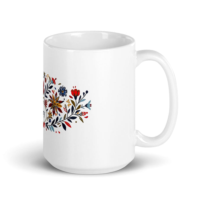 Avery Exclusive Name Art Piece Home Office Work Coffee Mug Mexican Spanish Pride Gift Cup One-Of-A-Kind Calligraphy White Glossy Mug | A16 Mexicada 15 oz