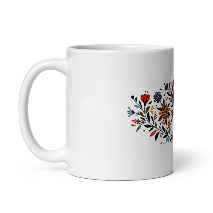 Avery Exclusive Name Art Piece Home Office Work Coffee Mug Mexican Spanish Pride Gift Cup One-Of-A-Kind Calligraphy White Glossy Mug | A16 Mexicada