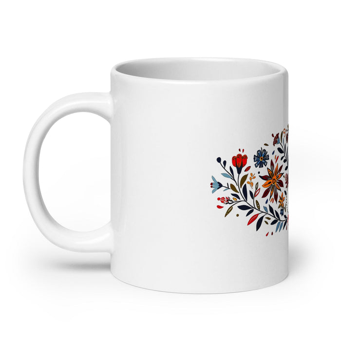 Avery Exclusive Name Art Piece Home Office Work Coffee Mug Mexican Spanish Pride Gift Cup One-Of-A-Kind Calligraphy White Glossy Mug | A16 Mexicada