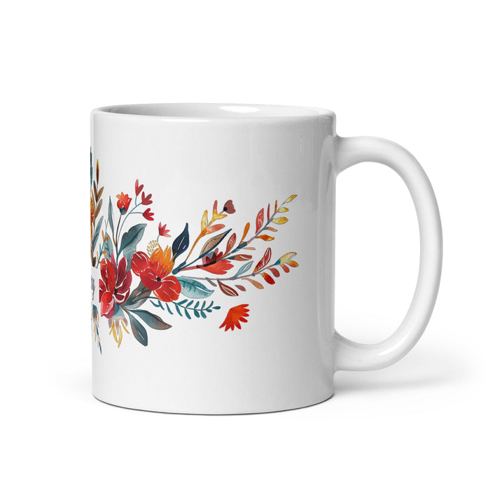 Avery Exclusive Name Art Piece Home Office Work Coffee Mug Mexican Spanish Pride Gift Cup One-Of-A-Kind Calligraphy White Glossy Mug | A17 Mexicada 11 oz