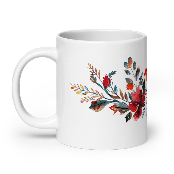 Avery Exclusive Name Art Piece Home Office Work Coffee Mug Mexican Spanish Pride Gift Cup One-Of-A-Kind Calligraphy White Glossy Mug | A17 Mexicada