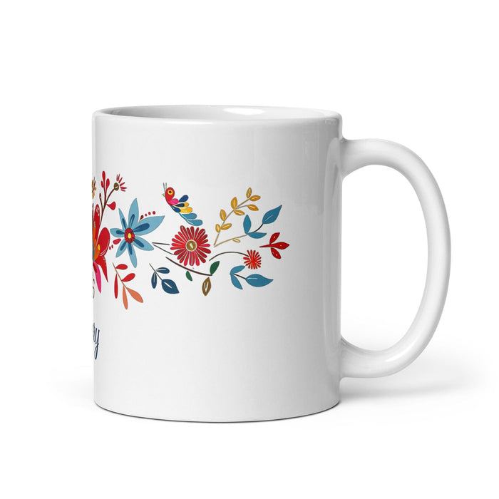 Avery Exclusive Name Art Piece Home Office Work Coffee Mug Mexican Spanish Pride Gift Cup One-Of-A-Kind Calligraphy White Glossy Mug | A19 Mexicada 11 oz