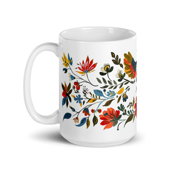 Avery Exclusive Name Art Piece Home Office Work Coffee Mug Mexican Spanish Pride Gift Cup One-Of-A-Kind Calligraphy White Glossy Mug | A23 Mexicada