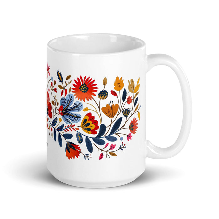 Avery Exclusive Name Art Piece Home Office Work Coffee Mug Mexican Spanish Pride Gift Cup One-Of-A-Kind Calligraphy White Glossy Mug | A25 Mexicada 15 oz