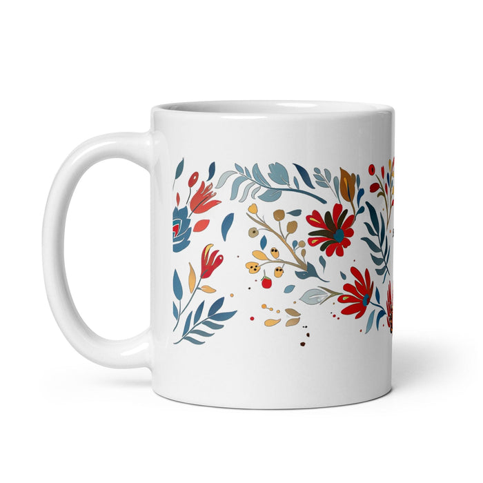 Avery Exclusive Name Art Piece Home Office Work Coffee Mug Mexican Spanish Pride Gift Cup One-Of-A-Kind Calligraphy White Glossy Mug | A4 Mexicada