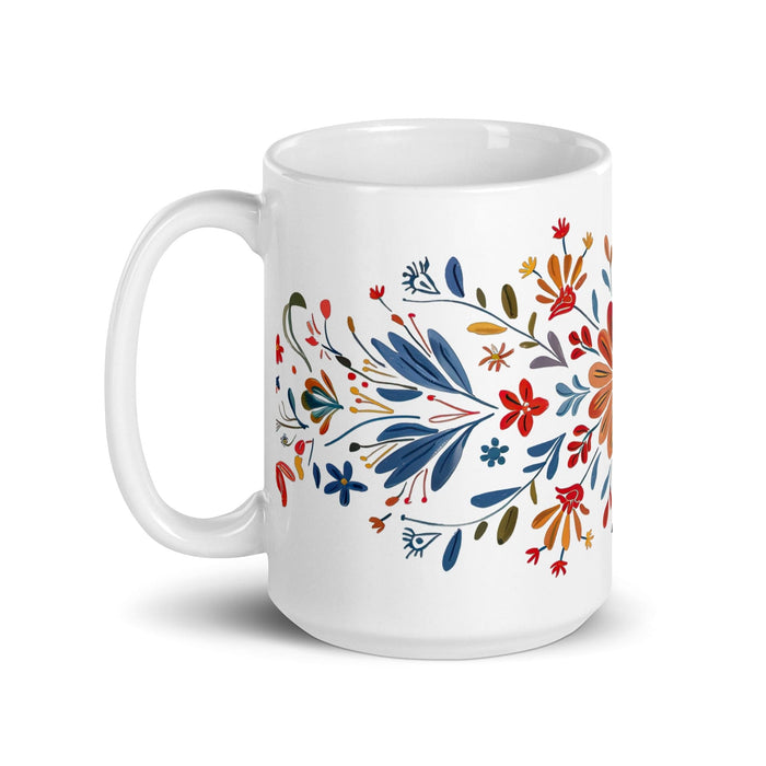 Ayden Exclusive Name Art Piece Home Office Work Coffee Mug Mexican Spanish Pride Gift Cup One-Of-A-Kind Calligraphy White Glossy Mug | A1 Mexicada