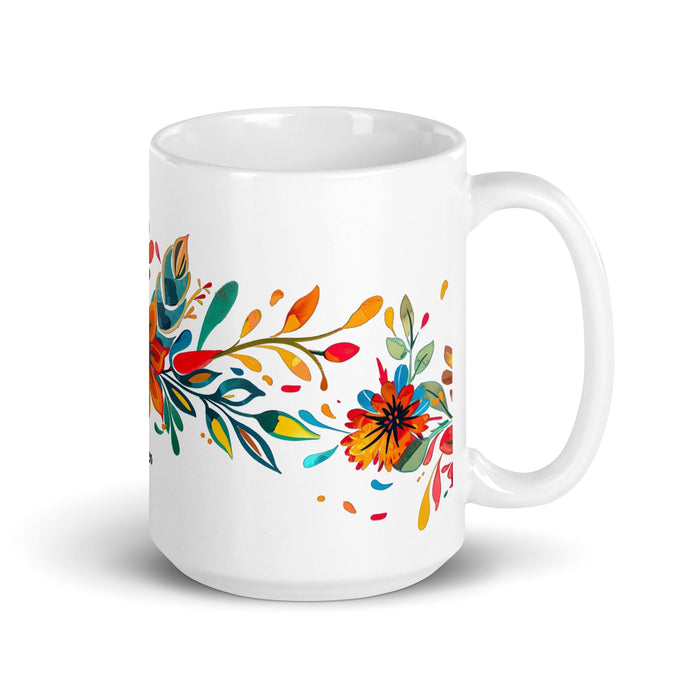 Ayden Exclusive Name Art Piece Home Office Work Coffee Mug Mexican Spanish Pride Gift Cup One-Of-A-Kind Calligraphy White Glossy Mug | A15 Mexicada 15 oz