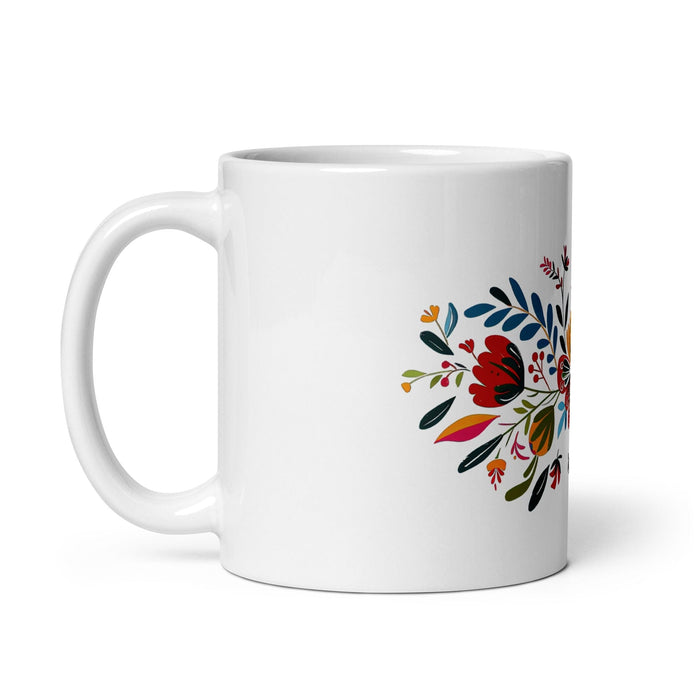 Ayden Exclusive Name Art Piece Home Office Work Coffee Mug Mexican Spanish Pride Gift Cup One-Of-A-Kind Calligraphy White Glossy Mug | A16 Mexicada