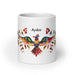 Ayden Exclusive Name Art Piece Home Office Work Coffee Mug Mexican Spanish Pride Gift Cup One-Of-A-Kind Calligraphy White Glossy Mug | A22 Mexicada